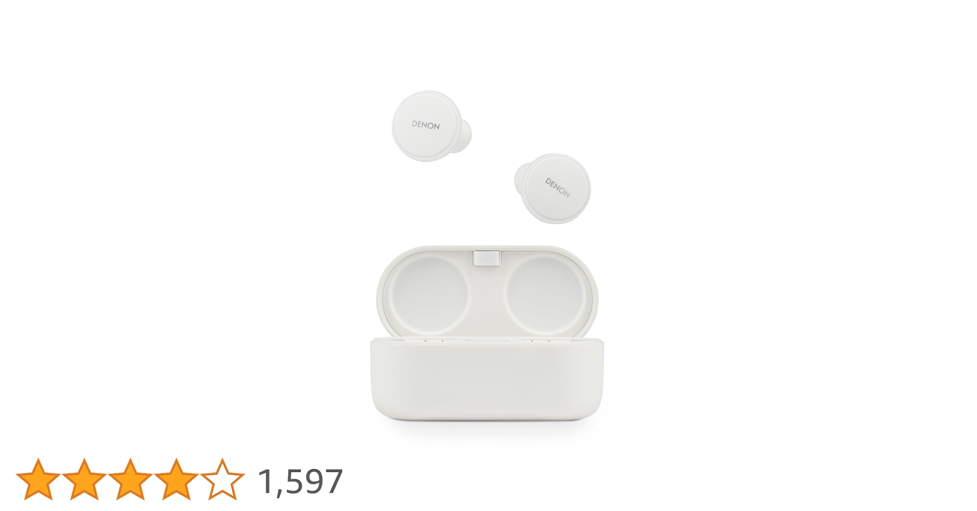 【しゅなたんさん専用】デノン ワイヤレスイヤホン AH-C15PL 完全ワイヤレスイヤホン ホワイト AHC15PLWTEM [ワイヤレス(左右